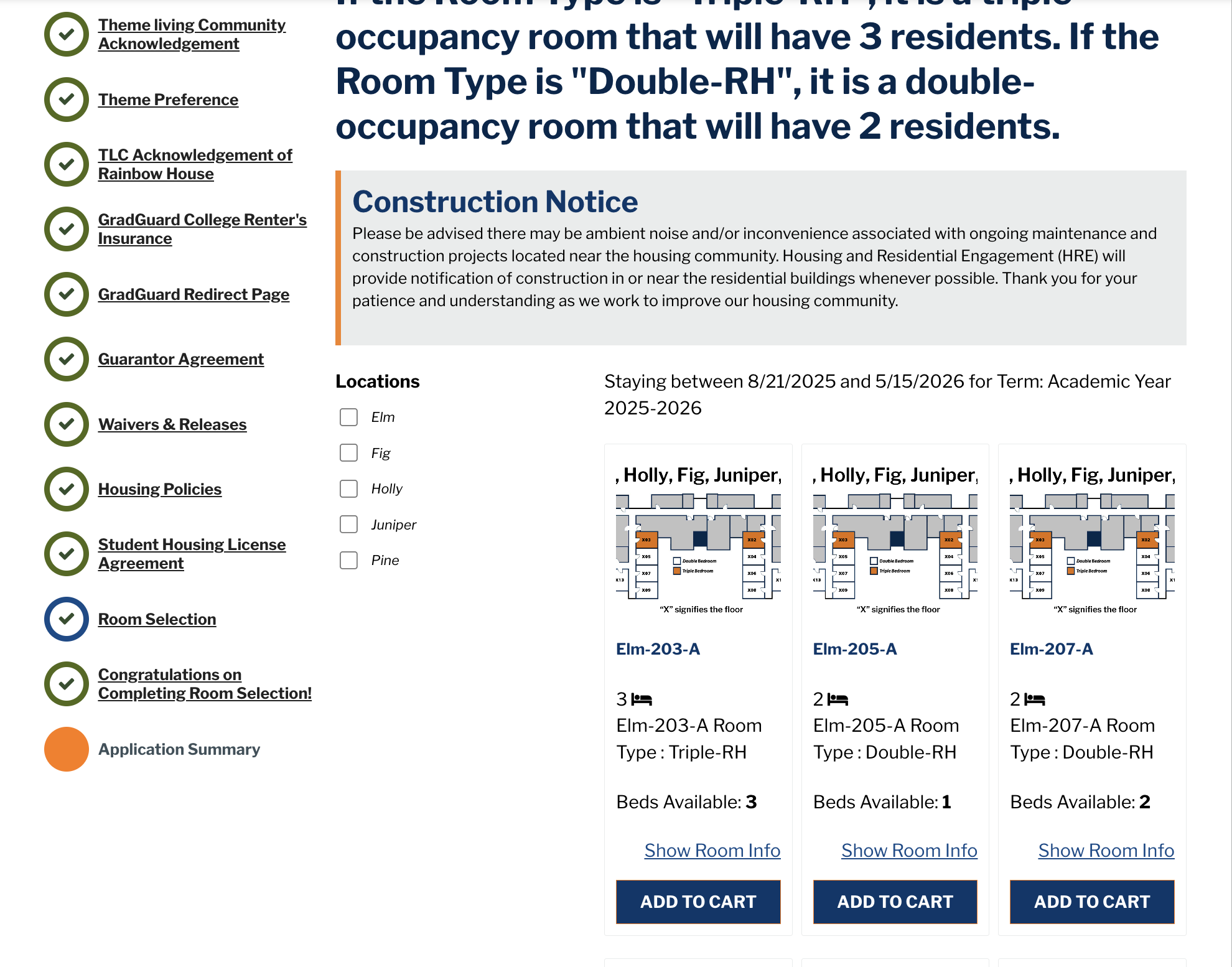 Room List